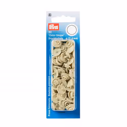 Prym Snaps Press Fasteners Beige - per pack of 30