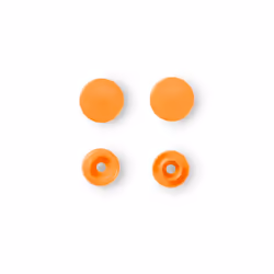 Prym 393140, Rivet snap fastener, Polyoxymethylene (POM), Orange, Matte, Round, 1.24 cm