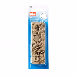 Prym Snaps Press Fasteners Champagne - per pack of 30