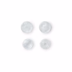Prym 393199, Rivet snap fastener, Polyoxymethylene (POM), Transparent, Matte, Round, 1.24 cm