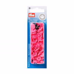 Prym Flower Snaps Press Fasteners  Pink - per pack of 30