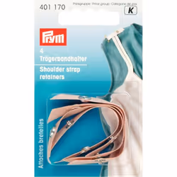 PRYM 401170 Shoulder strap retainers flesh, 4 pieces