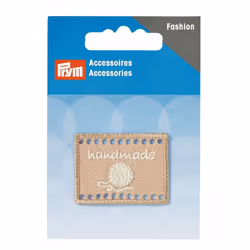 Prym Handmade Label Patch Brown - per pack