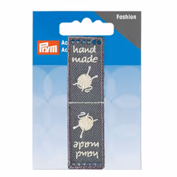 Prym Handmade Label Patch  Beige - per pack