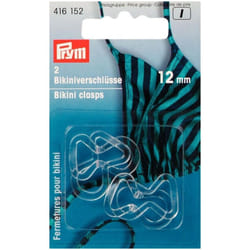 Prym Bikini Clasp Buckles  Clear - per pack of 2