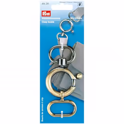 Prym Metal Buckle Antique Brass - each