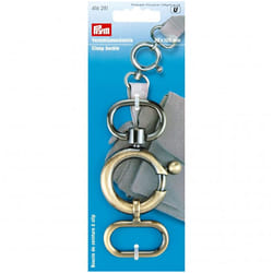 Prym Metal Buckle  Antique Brass - each