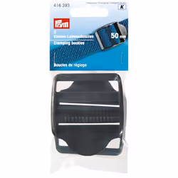 Prym Plastic Adjusting Buckles Black - per pack of 2