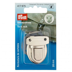 Prym Tuck Lock Bag Fastener  Silver - per pack