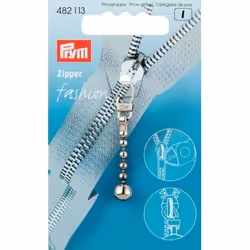 Prym Fashion Zipper pullers Ring Metal Silver col
