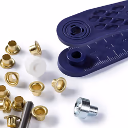Prym Eyelets, gold, Metal, 9.3 x 5.7 x 0.7 cm