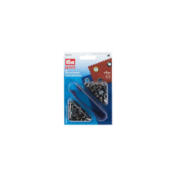 542412 Eyelets and Washers Brass 5.0 mm Antique Steel, Scrap Iron, PRYM_542412-1