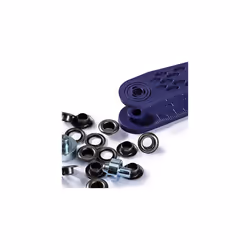 542412 Eyelets and Washers Brass 5.0 mm Antique Steel, Scrap Iron, PRYM_542412-1