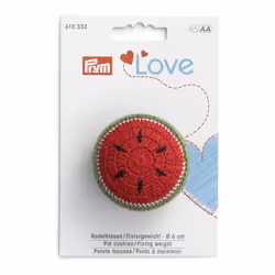 Prym Love Pin Cushion/Fixing Weight Melon, Green, One Size