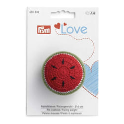 Prym Love Pin Cushion/Fixing Weight Melon, Green, One Size