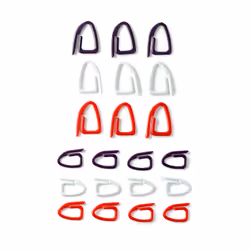 Prym 611868, Stitch marker, Black, Red, White, Plastic, 15 mm, 22 mm, 21 pc(s)
