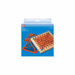 Mini Square Knitting Loom 18 x 18cm, Wood, Multi-Colour, 21 x 18 x 3.2 cm