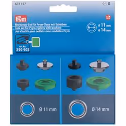 Prym Tools set for eyelets with washers in Ø 11 mm and 14 mm