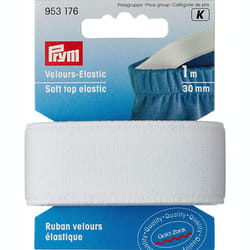 Prym Elastic Tape  lateral Stiffness  30 mm White  30mm