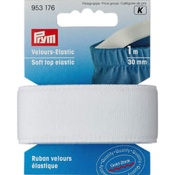 Prym Soft top Elastic 30 mm White