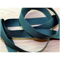 Prym 20mm Strong Cotton Herringbone Tape Fir Green - per metre