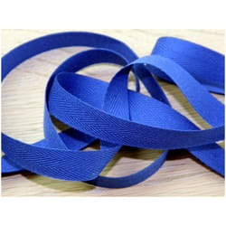 Prym 20mm Strong Cotton Herringbone Tape Blue - per metre