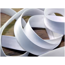 Prym 20mm Duchesse Satin Bias Binding Tape White - per metre