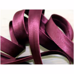 Prym 20mm Duchesse Satin Bias Binding Tape Blackberry - each