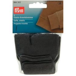 Prym Knitted Cuff Ribbing Grey - per pack of 2
