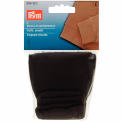 Prym Knitted Cuff Ribbing Brown - per pack of 2
