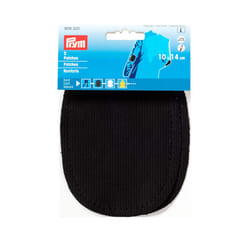 Prym Patches Cord for Ironing/Sewing on 14x10 cm Black  Cotton  14 x 10 cm
