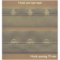 Prym Hook & Eye Tape  Black - per metre