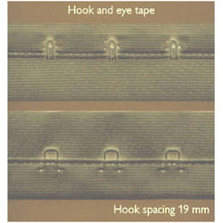 Prym Hook & Eye Tape  Black - per metre