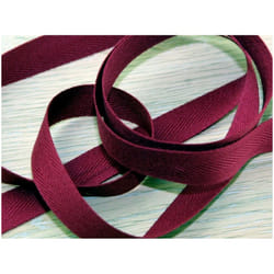 Prym 20mm Strong Cotton Herringbone Tape Wine Red - per metre