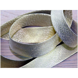 Prym 20mm Lurex Bias Binding Tape Gold - per metre