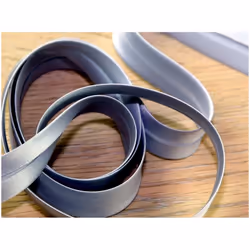 Prym 20mm Duchesse Satin Bias Binding Tape Silver - per metre