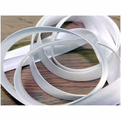 Prym 20mm Duchesse Satin Bias Binding Tape Pearl - per metre