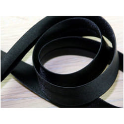 Prym 30mm Duchesse Satin Bias Binding Tape Black - per metre