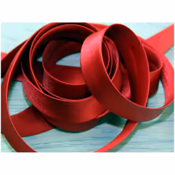 Prym 30mm Duchesse Satin Bias Binding Tape Red - per metre