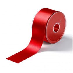 Prym Satin Ribbon Red - 3mm - per metre