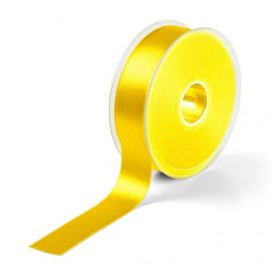 Prym Satin Ribbon Yellow - 6mm - per metre