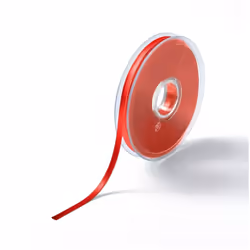 Prym Satin Ribbon Red - 6mm - per metre