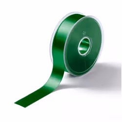 Prym Satin Ribbon Grass Green - 25mm - per metre