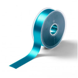 Prym Satin Ribbon Turquoise - 25mm - per metre