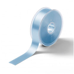 Prym Satin Ribbon Light Blue - 25mm - per metre