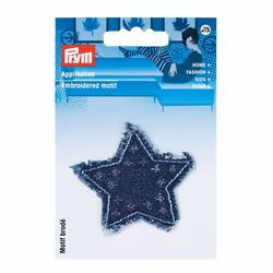 Prym Patch Motif Jeans Star - each