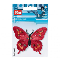 Prym Butterfly Patch Motif  Red - each