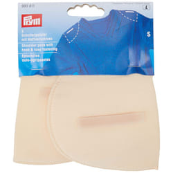 Prym Shoulder Pads Set-in with Hook and Loop Fastening Flesh S  S 125 x 100 x 12 mm  Haut  2 Stck  Beige  2 Count