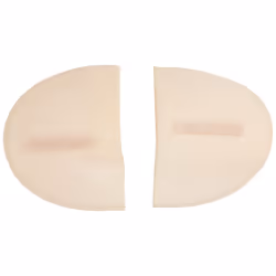 Prym Shoulder Pads Set-in with Hook and Loop Fastening Flesh S  S 125 x 100 x 12 mm  Haut  2 Stck  Beige  2 Count