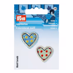 Prym Patch Motif Hearts - per pack of 2